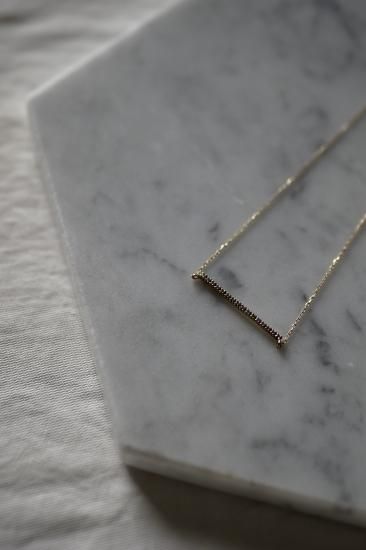 MIDASTOUCH Classe<br>10Kショートバーネックレス