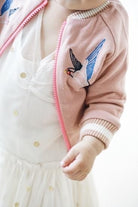 Stella McCartney kids<br>Pink Bird Blouson【6ヶ月】