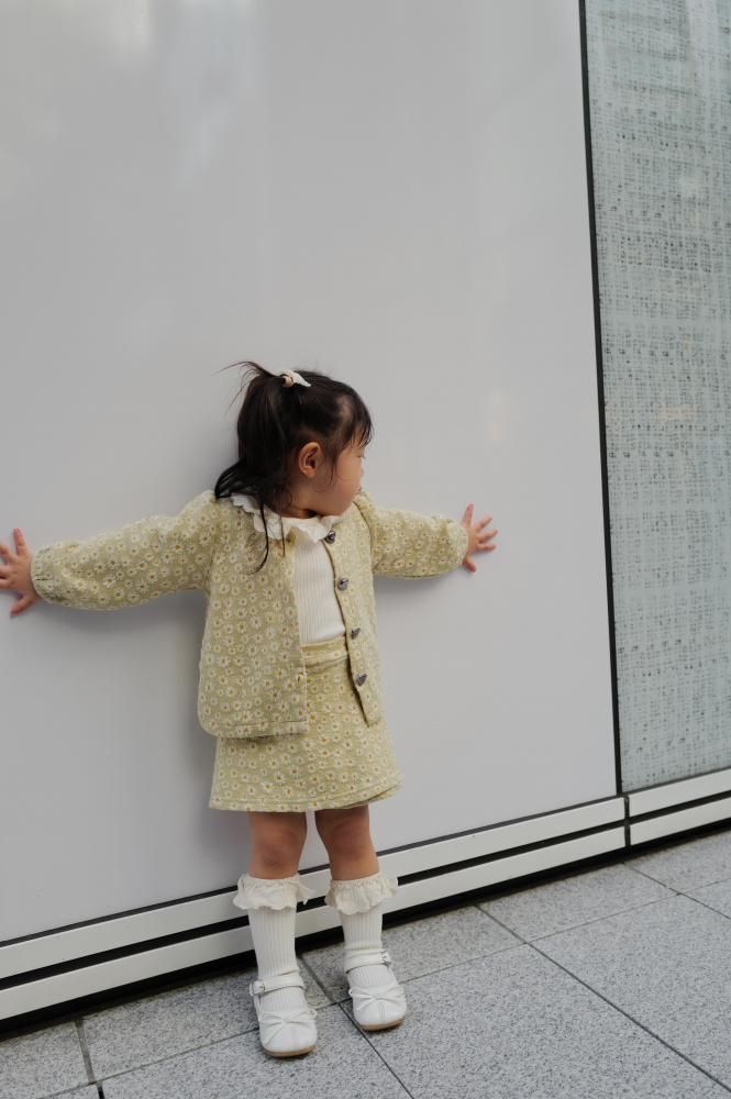 MARQUE Baby  Flower Tops & Pants Set up [80cm/90cm]